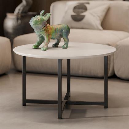 Imagem de Mesa de Centro Flow Sala de Estar com pés de Metal