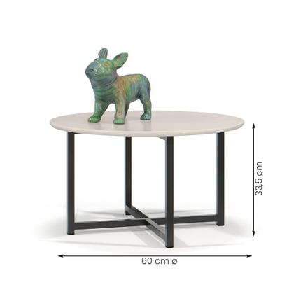 Imagem de Mesa de Centro Flow Sala de Estar com pés de Metal