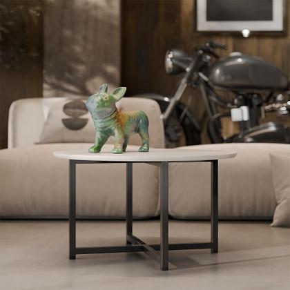Imagem de Mesa de Centro Flow Sala de Estar com pés de Metal