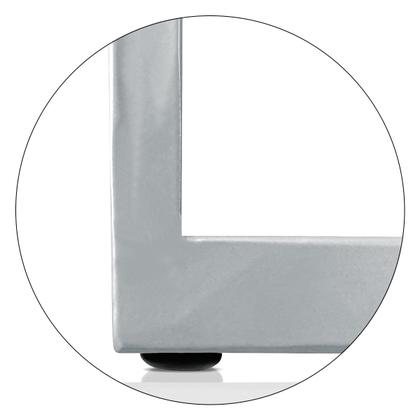 Imagem de Mesa De Centro Goldin Retangular Para Sala Decoração Branco/Branco