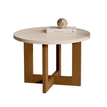 Imagem de Mesa de Centro JB 8001 Apoio Redonda Mesinha Centro Decorativa de Sala Sofá Puff Casa Porta Objetos