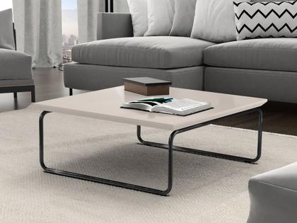 Imagem de Mesa de Centro Kairos 70x70 Pé Preto Bisart Decor