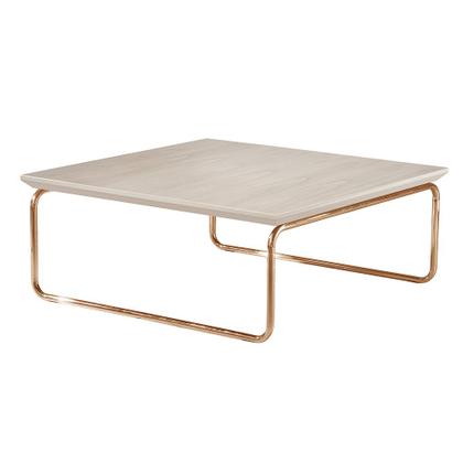 Imagem de Mesa de Centro Kairos Pé Cobre Bisart Decor