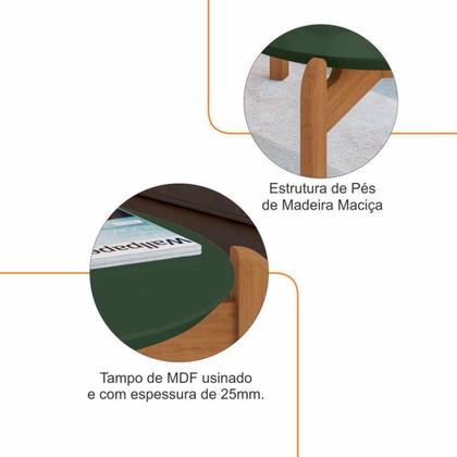 Imagem de Mesa de Centro Lizz Oblonga - Casa D