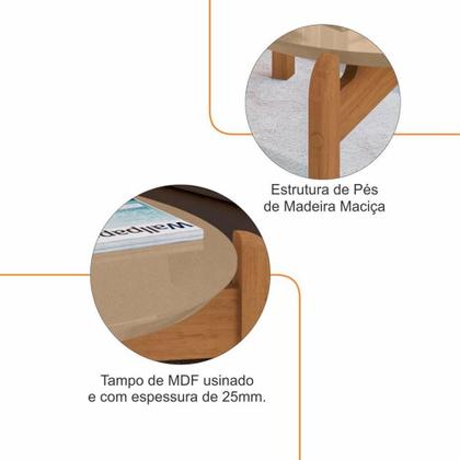 Imagem de Mesa de Centro Lizz Oblonga - Casa D