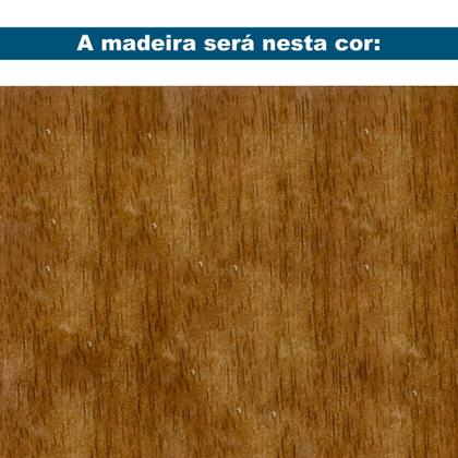 Imagem de Mesa de Centro Los Ozki 120 cm Madeira Eucalipto Cedro Corda Redonda Rami e Tampo de Vidro