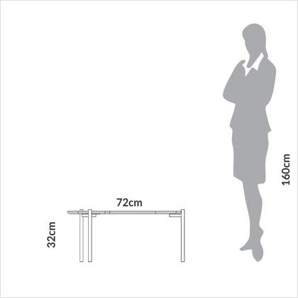 Imagem de Mesa de Centro Orgânica 70cm 100% MDF