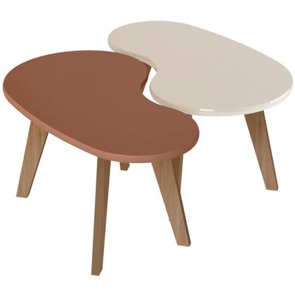 Imagem de Mesa de Centro Orgânica com Bordas Boleadas