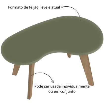 Imagem de Mesa de Centro Orgânica com Bordas Boleadas