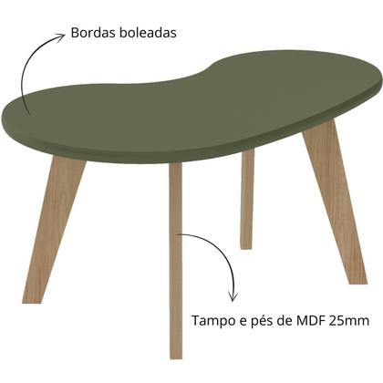 Imagem de Mesa de Centro Orgânica com Bordas Boleadas
