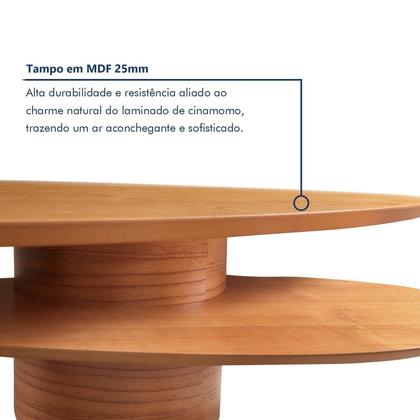 Imagem de Mesa de Centro para Sala de Estar Pétala 100% MDF