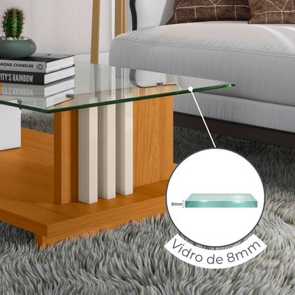 Imagem de Mesa de Centro para Sala de Estar Retangular Frizz