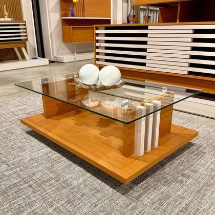 Imagem de Mesa de Centro para Sala de Estar Retangular Frizz