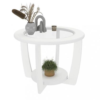 Imagem de Mesa de Centro Redonda 60cm Curve Artely