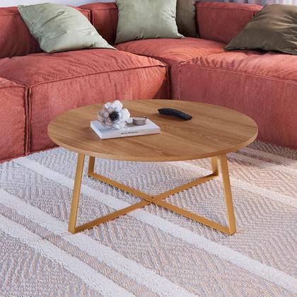 Imagem de Mesa de Centro Redonda Complementos Hanover 80 cm