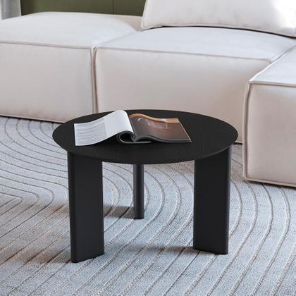 Imagem de Mesa de Centro Redonda Complementos Nero 60 cm