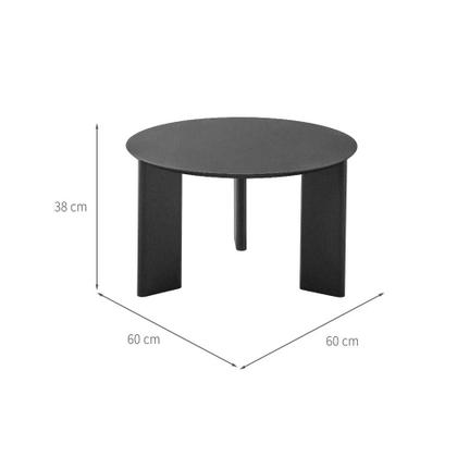 Imagem de Mesa de Centro Redonda Complementos Nero 60 cm