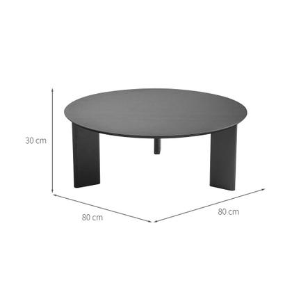 Imagem de Mesa de Centro Redonda Complementos Nero 80 cm