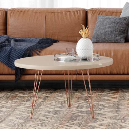 Mesa de Centro Redonda Evolution Off White - Patrimar Imagem de Mesa de Centro Redonda Evolution Off White