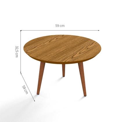 Imagem de Mesa de Centro Redonda Luna 590 Cumarú