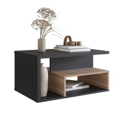 Imagem de Mesa de Centro Retangular com Nicho Preto