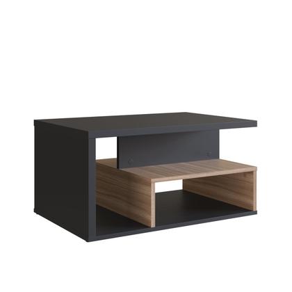 Imagem de Mesa de Centro Retangular com Nicho Preto