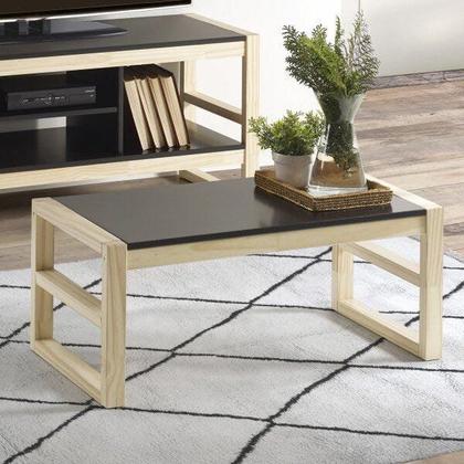 Imagem de Mesa de Centro Retangular Madeira Maciça Guará Yescasa