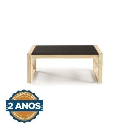 Imagem de Mesa de Centro Retangular Madeira Maciça Guará Yescasa