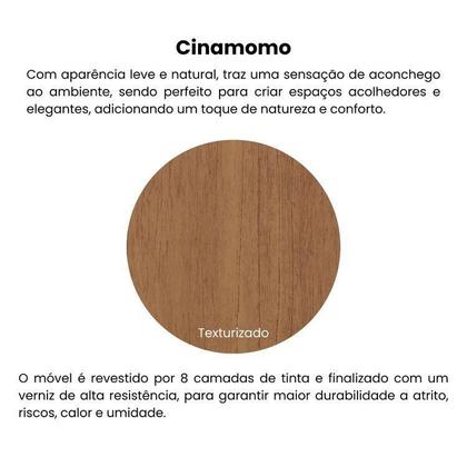 Imagem de Mesa de Centro Retangular Tampo em Tamburato 50mm com Rodizios Dunas Marrom