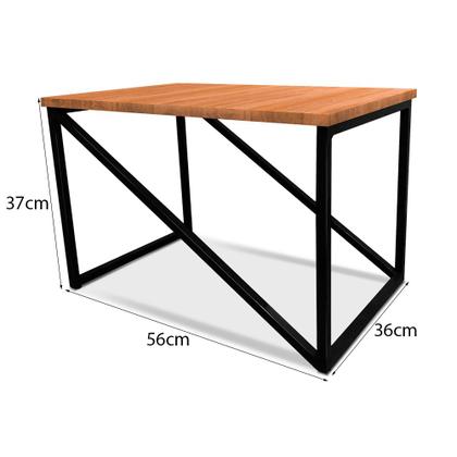 Imagem de Mesa De Centro Viena Retangular Para Sala Decor Madeira MDF Compacta