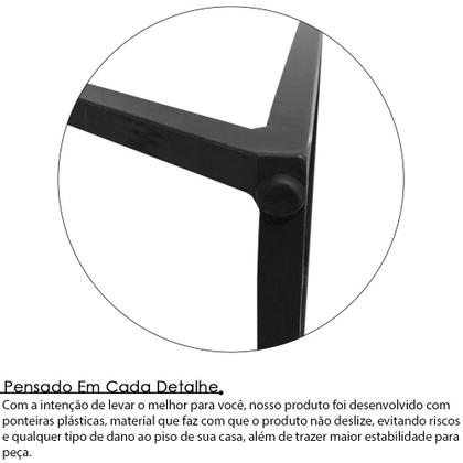 Imagem de Mesa De Centro Viena Retangular Para Sala Decor Madeira MDF Compacta