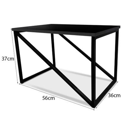 Imagem de Mesa De Centro Viena Retangular Para Sala Decor Madeira MDF Compacta