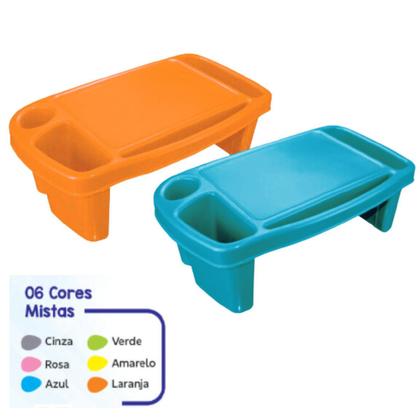 Imagem de Mesa de Colo Infantil Portátil Bandeja Alimentação Desenho