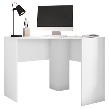 Imagem de Mesa De Computador Canto Office Cubic Branco - Caemmun