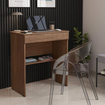 Imagem de Mesa de Computador e Notebook Home Office Vitoria Cor Canela - PRADO MOVEIS