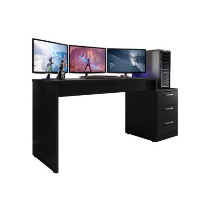 Imagem de Mesa De Computador Gamer DRX 5000 Para Quarto Preto