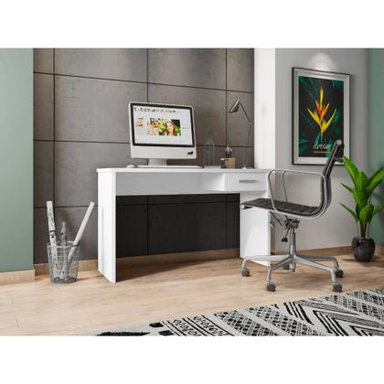 Imagem de Mesa De Computador Gávea Escritório Com Gaveta Cor Branco