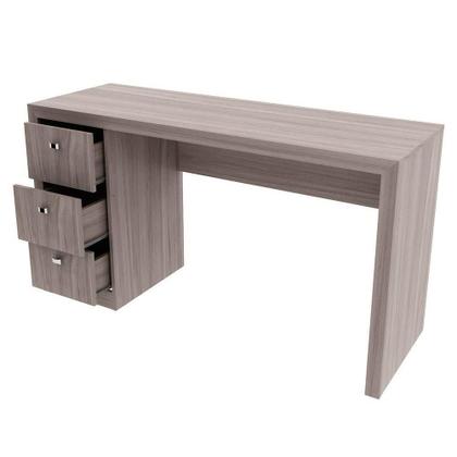Imagem de Mesa de Computador ME4102 c/ 3 Gavetas Amêndoa - Tecno Mobili