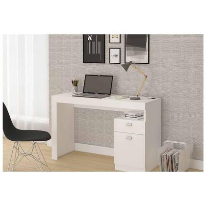 Imagem de Mesa de Computador Melissa c/ 1 Porta e 1 Gaveta Cinamomo - Permóbili