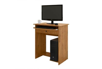 Imagem de Mesa de computador prática c/ gaveta freijó