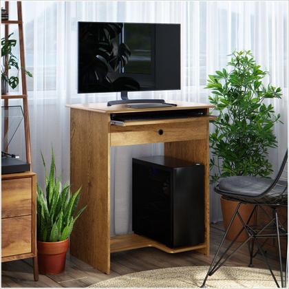 Imagem de Mesa de Computador Prática Com 1 Gaveta Freijó - EJ Móveis