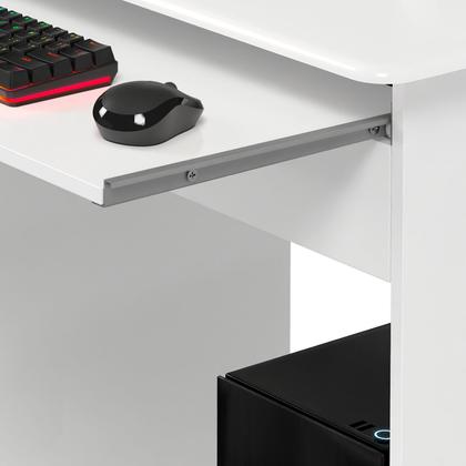 Imagem de Mesa de Computador Pratica Com Gaveta Branco