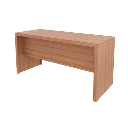 Imagem de Mesa de Computador Solteiro ME4113 c/ 3 Gavetas Nogal - Tecno Mobili