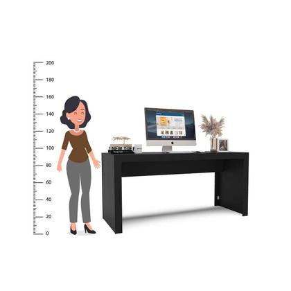 Imagem de Mesa de Computador Solteiro Office Branco - Politorno