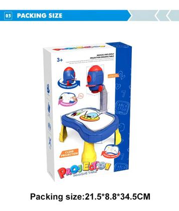 Imagem de Mesa De Desenho Lousa Projetora Infantil Menina E Menino