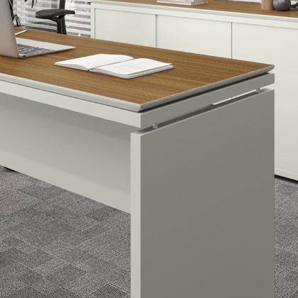 Imagem de Mesa de Escritório 160cm com Tampo Duplo Oslo