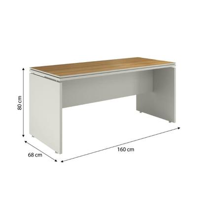 Imagem de Mesa de Escritório 160cm com Tampo Duplo Oslo