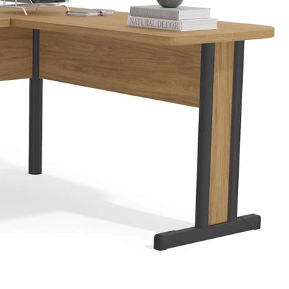 Imagem de Mesa de Escritório em L 2 Gavetas Versatil 1,70m X 1,50m Kappesberg