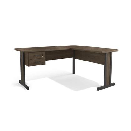 Imagem de Mesa De Escritório Em L 2 Gavetas Versatile Munique 1,70m X 1,50m