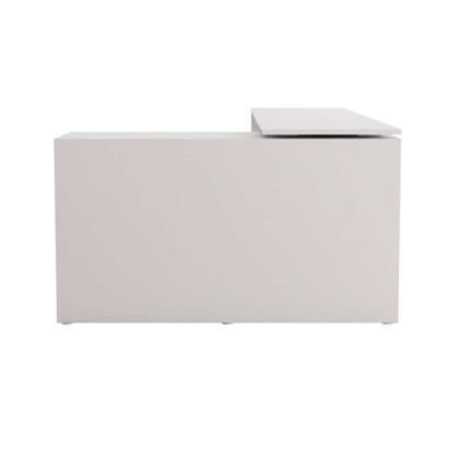Mesa de Escritório em L Nero Branco - Mobly Imagem de Mesa de Escritório em L Nero Branco